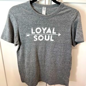 Grey Alternative Earth tshirt with “Loyal Soul”